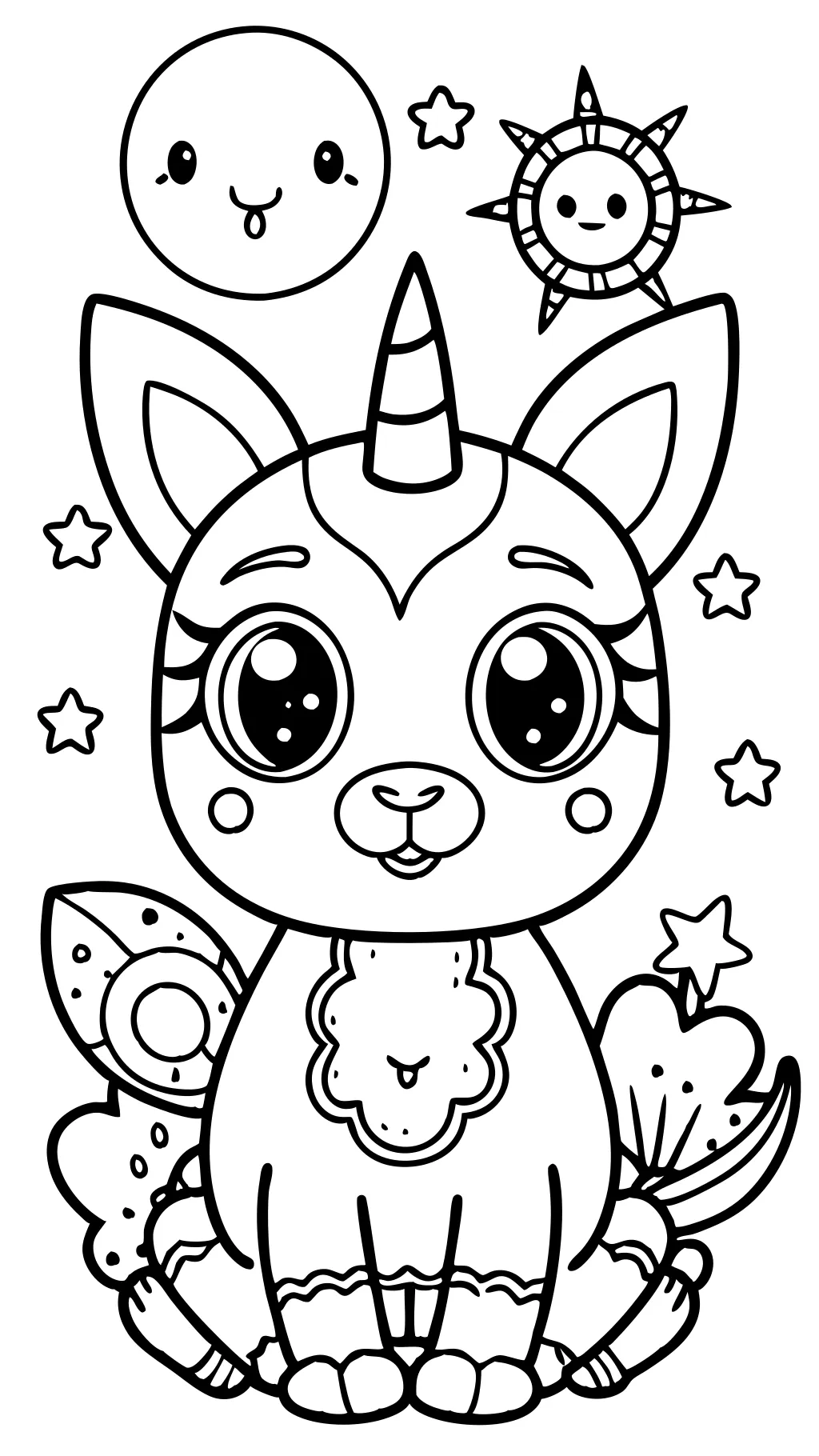 printable easy cute coloring pages